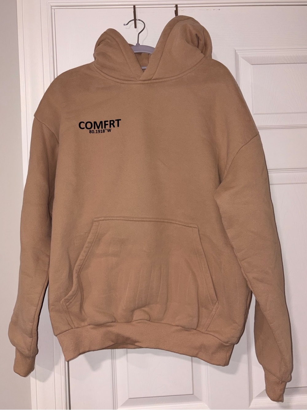 COMFRT Tan Hooded Sweatshirt